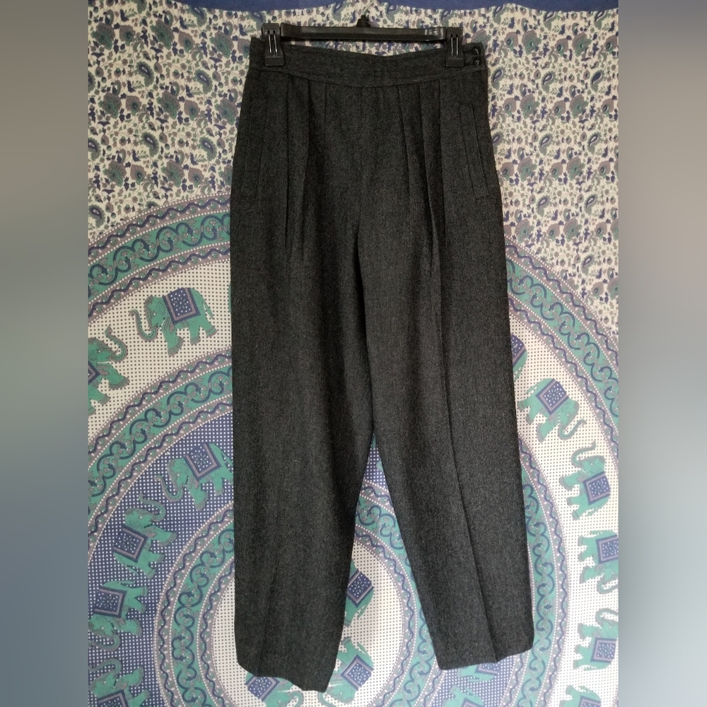 Vintage Liz Claiborne Petites wool double layered dress pants